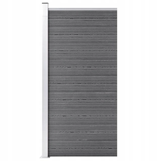 Pletivo, oplotenie - Panel WPC plot, 95x186 cm, šedá
