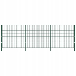 Pletivo, oplotenie - Plotový panel so stĺpikmi, železo, 5,1 x 1,6