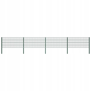 Pletivo, oplotenie - Plot panel s stĺpikmi, železo, 6,8 x 0,8