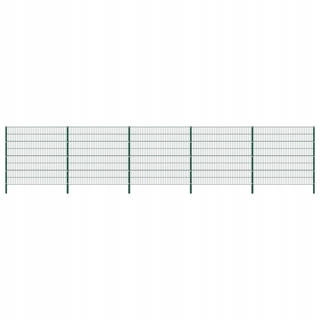 Pletivo, oplotenie - Plot panel s stĺpikmi, železo, 8,5 x 1,6