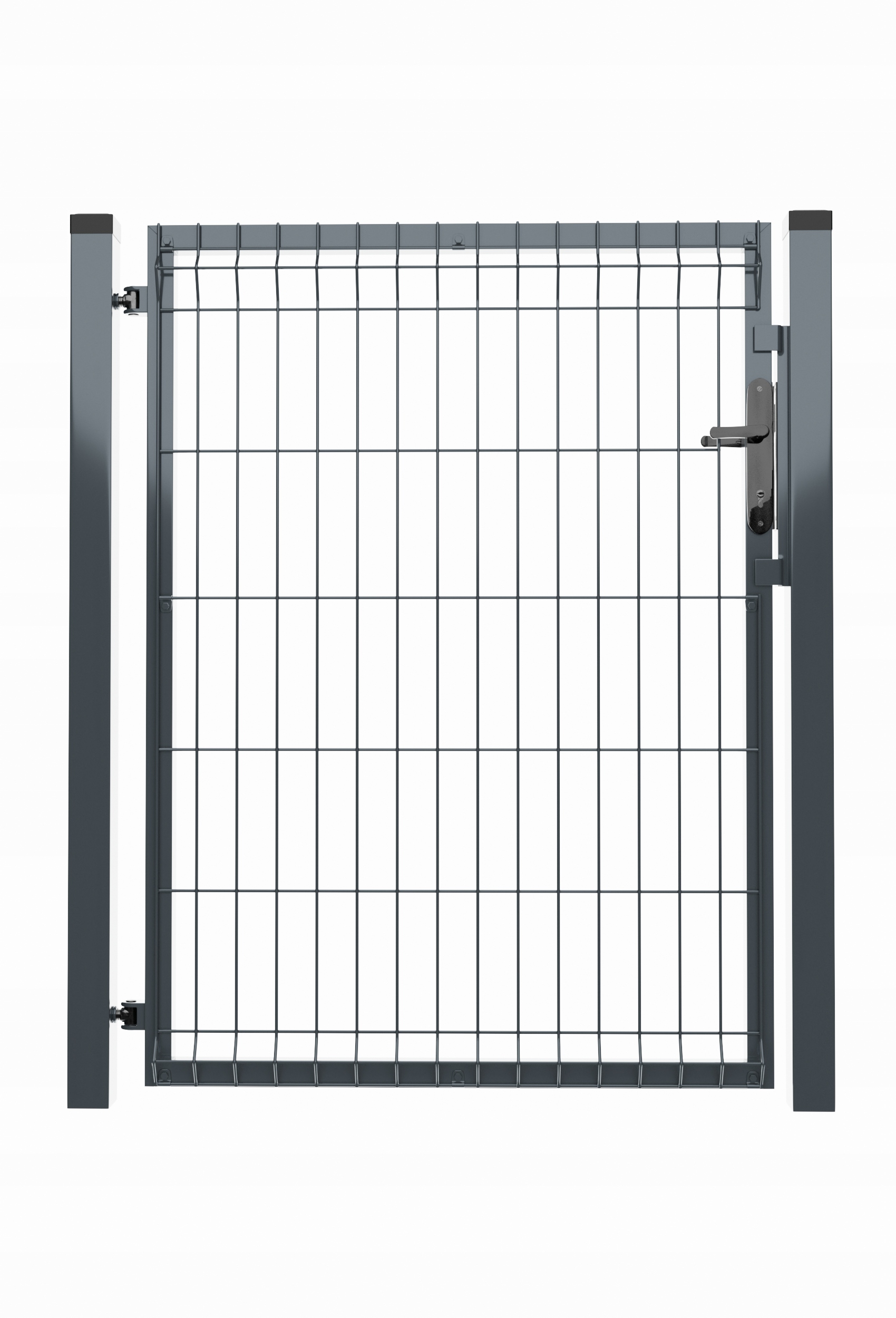 Prelamovaná bránka X-STAL 100 x do 120, pozinkovaná, šedá, zelená