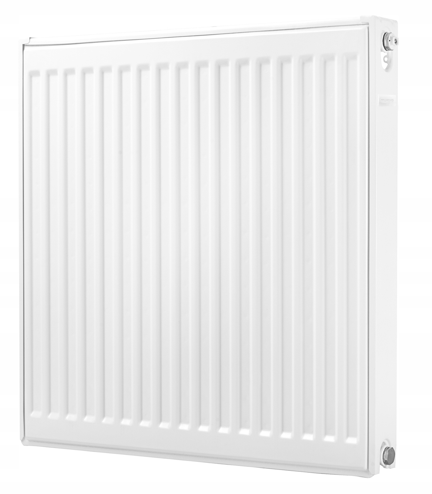 Demrad 914 W oceľový panelový radiátor biely 400 x 900 x 100 mm - bočné pripojenie