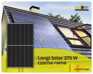 Solárny panel - Fotovoltaické panely Longi 375W HC Black
