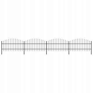 Pletivo, oplotenie - Plotové panely s hrotmi, oceľ, (0,75-1) x 6,