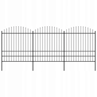 Pletivo, oplotenie - Plotové panely s hrotmi, oceľ, (1,75-2) x 5,