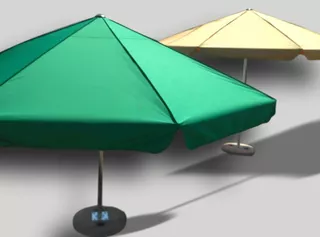 Záhradný slnečník - Umbrella Restaurant Brew Brew Priemer 350 cm