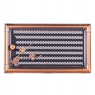 Krbová mriežka - Parkanex Kratek ohnisko zlatou patinou 16 cm x 32