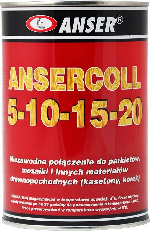 Ansercoll lepidlo na parkety 5-10-15-20 23kg