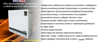 Kotol, pec - Akumulačná pec 3kw, hodiny + termostat + počasie