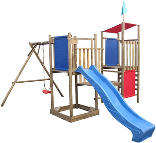 Detské ihrisko -  Detské ihrisko FRANEK LUX Swing Slide 2 Towers