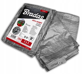 Krycia plachta - BRADAS 260g 5x8m ULTRA HMOTNOSŤ vystužená plachta