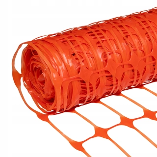Pletivo, sieť - Agencja AMK PVC plotové pletivo 1x50 m oranžové