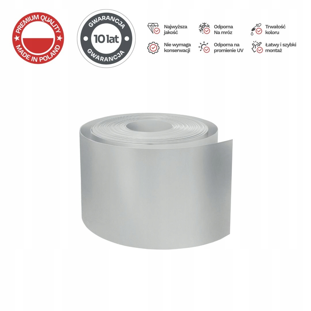 Páska na oplotenie 26 metrov Termoplast 190 mm ŠEDÁ