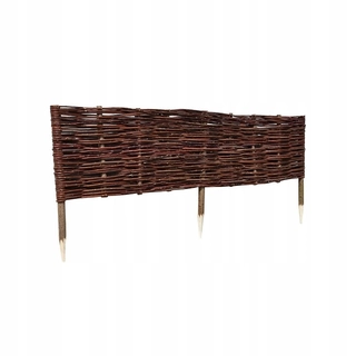 Obrubník palisáda - Prútený plot PALISADE WICKER EDGING impreg
