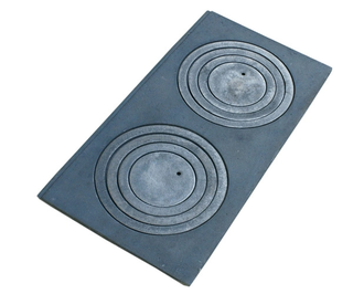 Dvakrát železná doska s 60 cm x 30 cm philats
