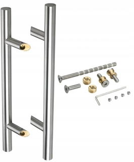 Kľučka dverí - Manipulácia s double inox nerez 300/500 90.