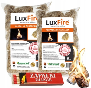 Brikety, uhlie na grilovanie - Luxfire podpal 2 kg