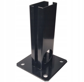 Pletivo, oplotenie - Post Base 40x60 Čierna pól noha 6x4