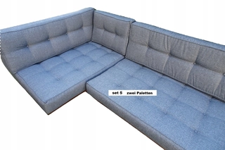 Vankúše  - Vankúše na dvoch paliet KPL 6 ks Silver 23 Gray