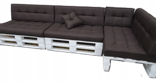 Vankúše - Vankúše pre tri palety KPL 8 ks 120 x 60 bronz