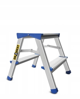 Rebrík - Poľský dvojitý rebrík 2x2 schody 150 kg en131