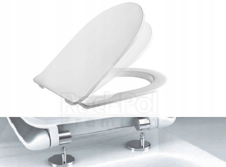 MKW Hatria Daytime WC sedadlo, biely duroplast