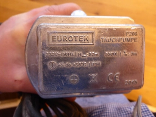 Čerpadlo - Ponorné membránové čerpadlo Eurotek P208 550 W