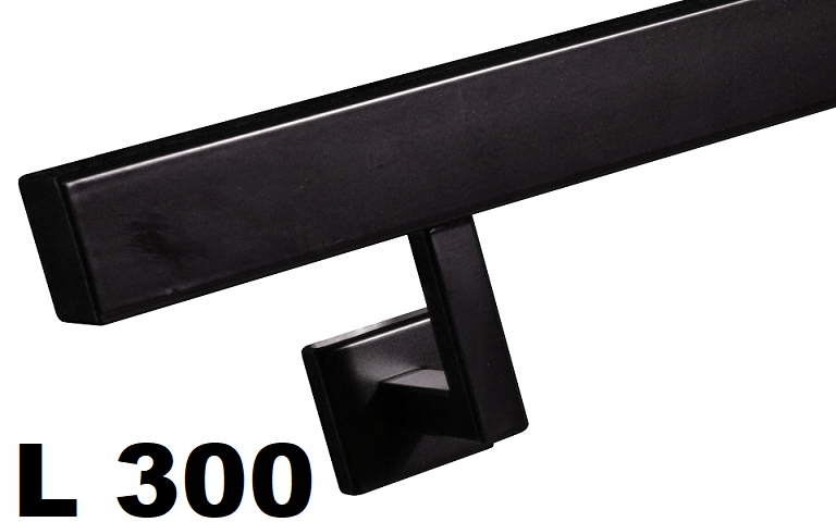 Nástenné zábradlie na schodisko L110cm, čiernobiele, grafitové