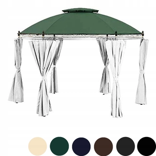 Predajný stan, altánok - Opláštený strešný pavilón OBI Braga 370gr M4Ziel