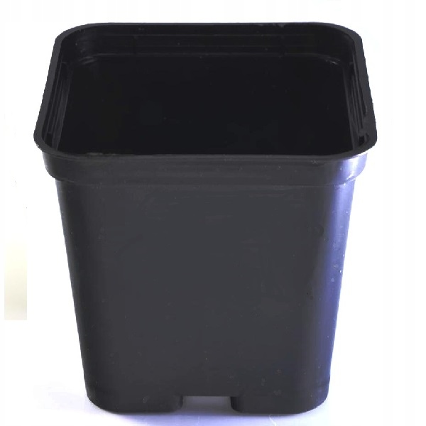 Kvetináč Zoigarden 7 cm x 7 x 7 cm priemer 7 cm čierny plast