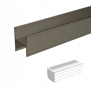 Kovania na posuvné dvere - Valcomp H18 2000 mm profil anode Olive