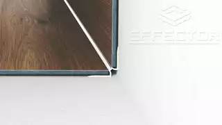 Vnútorný profil pre vinylové panely 5 mm 90 cm