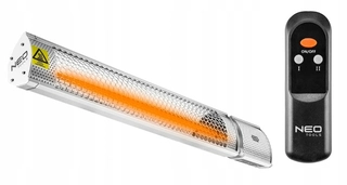 Sálavý ohrievač - Radiant 2000W diaľkové ovládanie, regulácia 90-030 Neo