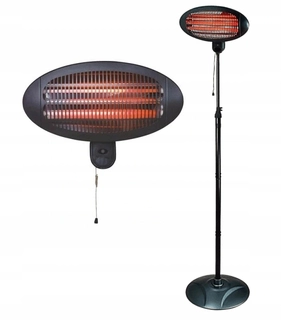 Sálavý ohrievač - Radiant záhradné chladič záhradný gardenic 2kw
