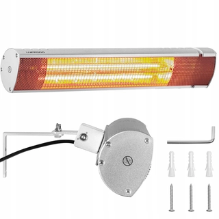 Sálavý ohrievač - Infračervený žiarič Kúrenie lampa terasa