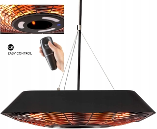 Sálavý ohrievač - Infračervené vykurovanie radiátor lampa Terrace 2000W