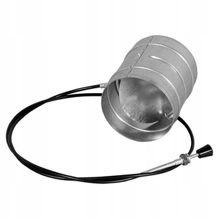 Potrubie, rozvody ku krbu - Throttle 100mm Round Galnic DGP