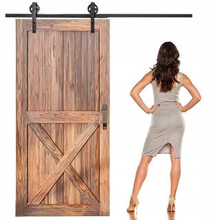 Kovania na posuvné dvere - Posuvné dvere podkrovia Industrial Barn Door 2m