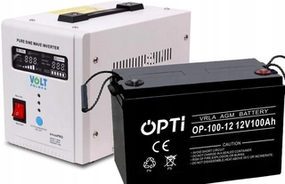 SINUSPRO VOLT UPS 500W + 100Ah menič