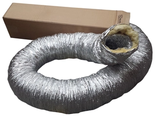 Potrubie, rozvody ku krbu - Termoflex 125 10megabajt 250 * C spiro