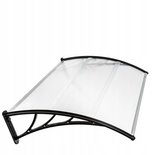 Strieška nad dvere - Transparentný baldachýn pre balkónové dvere 150 cm