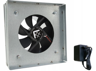 Krbová mriežka - Spojenie s ventilátorom Krbové ventilácie FI125