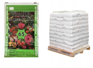 Záhradná pôda - PÔDA na ZELENINOVÉ KVETY 20 x 65l HNOJIVO Palet