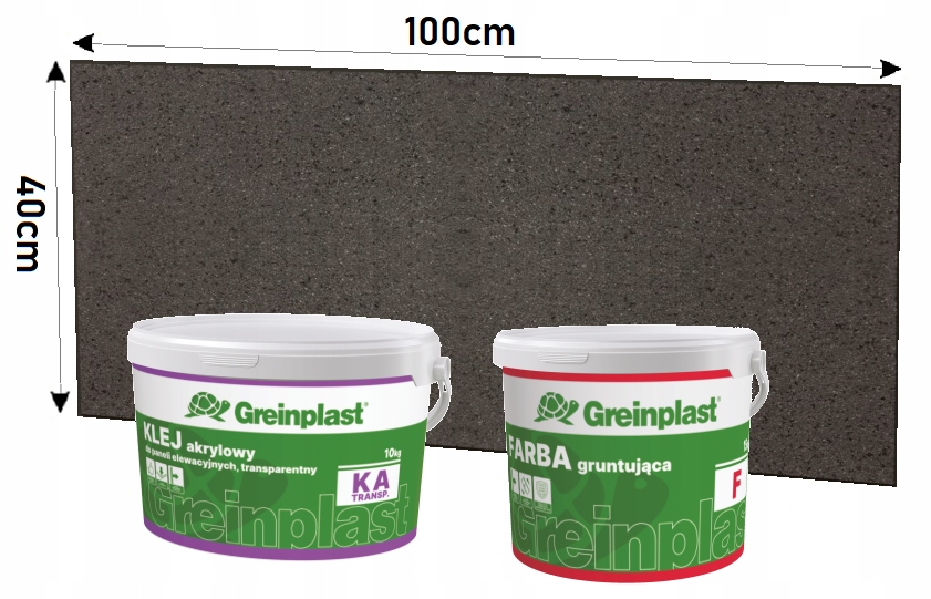 Dekoratívny panel Greinplast 40 cm x 100 cm, plast