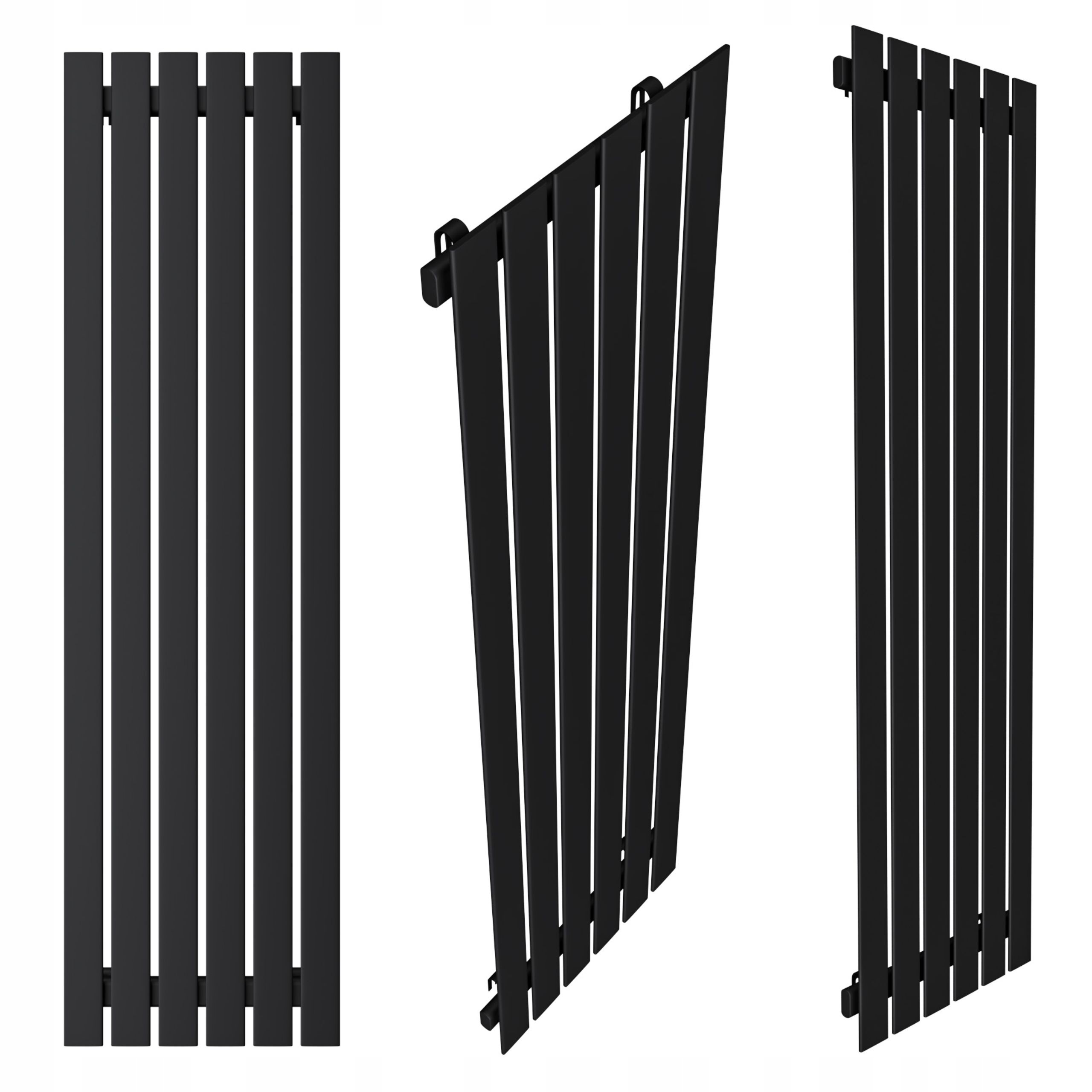MC MONTANA 1011 W vodný kúpeľňový radiátor 450 x 1600 mm čierny