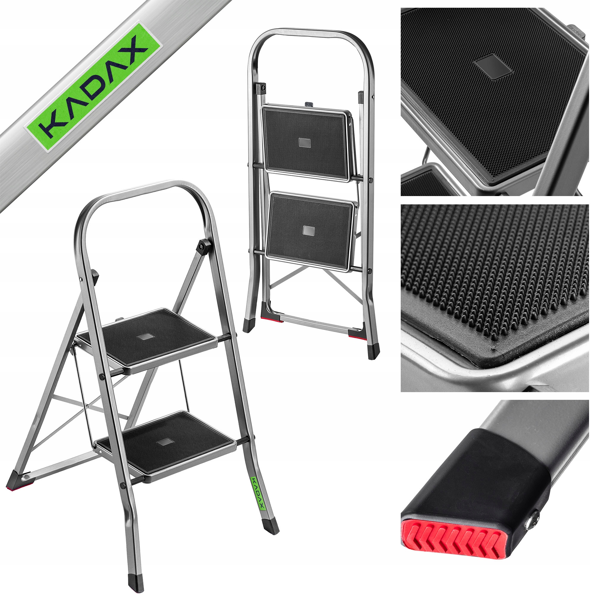 Kadax K8086 hliníkový rebrík 2,5 m do 150 kg