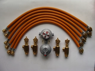 Propane Automatický reduktor pre 6 valcov, súprava