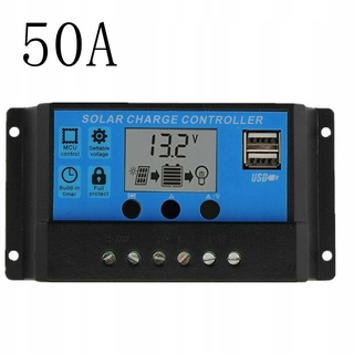 Solárny panel - REGULÁTOR NABÍJANIA 12V 24V SOLÁRNY REGULÁTOR 50A