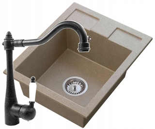 Kuchynský drez - Retro Sink Žulový drez + batéria 400x500