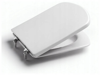 WC sedadlo Roca DAMA SENSOb COMPACTO & SQUARE, biely duroplast